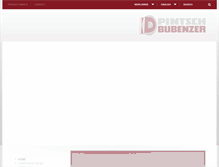 Tablet Screenshot of pintschbubenzer.de